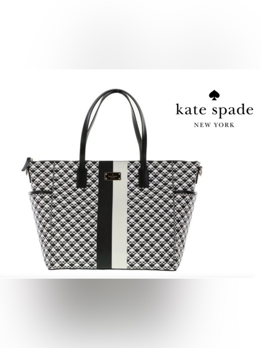 Kate Spade Black/White Tote